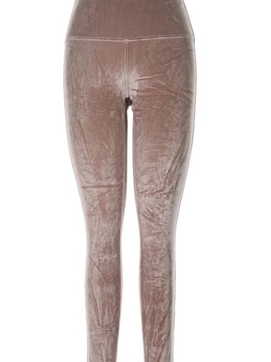 lululemon athletica Pants - lululemon Crushed Velvet Leggings in Dusty Rose